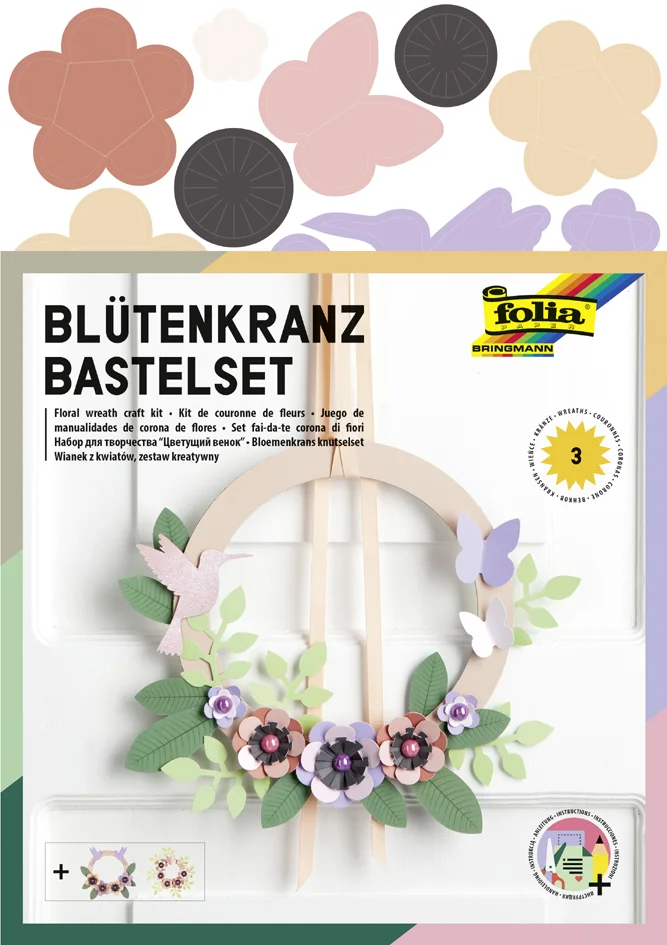 folia Kit de couronne de fleurs, pour 3 couronnes - OEM 21904