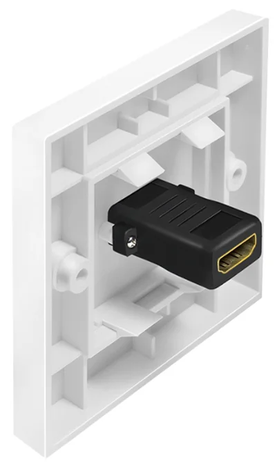 LogiLink Plastron HDMI, 2x femelle HDMI-femelle HDMI, blanc - OEM AH0018