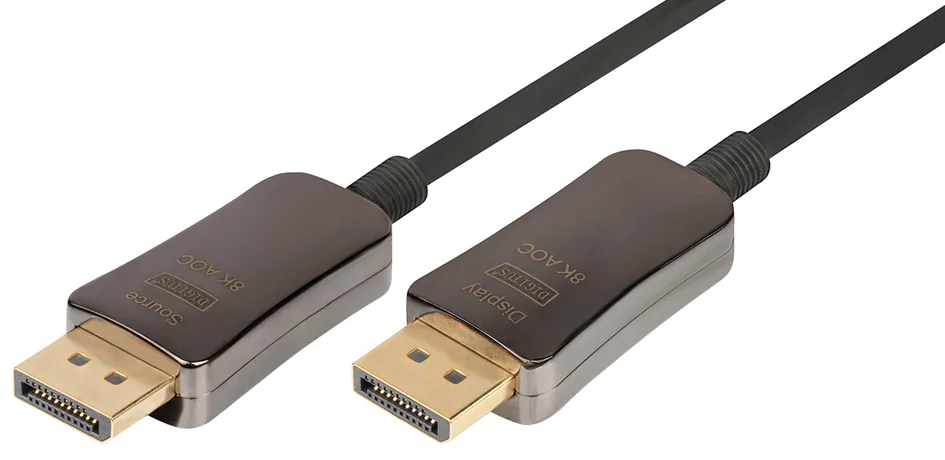 DIGITUS Câble de fibre optique hybride DisplayPort AOC, 10 m - OEM AK-340107-100-S