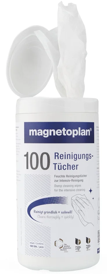 magnetoplan Lingettes nettoyantes pour tableau blanc, x100 - OEM 12310