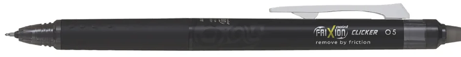 PILOT Stylo roller FRIXION POINT CLICKER, noir - OEM 604409