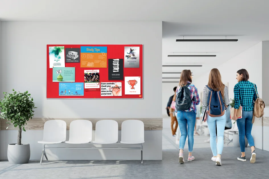 nobo Tableau d'affichage Impression Pro Widescreen, gris - OEM 1915429 – Image 6
