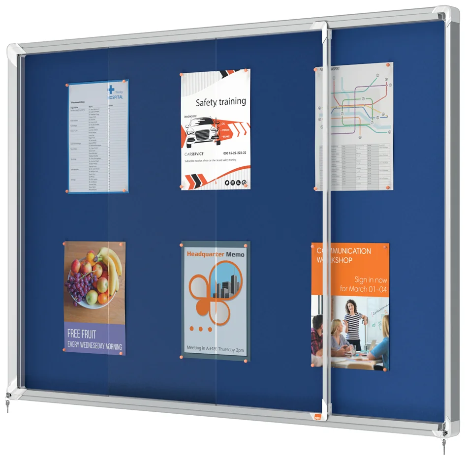 nobo Vitrine d'affichage Premium Plus, en feutre, 12x A4 - OEM 1902566 – Image 2