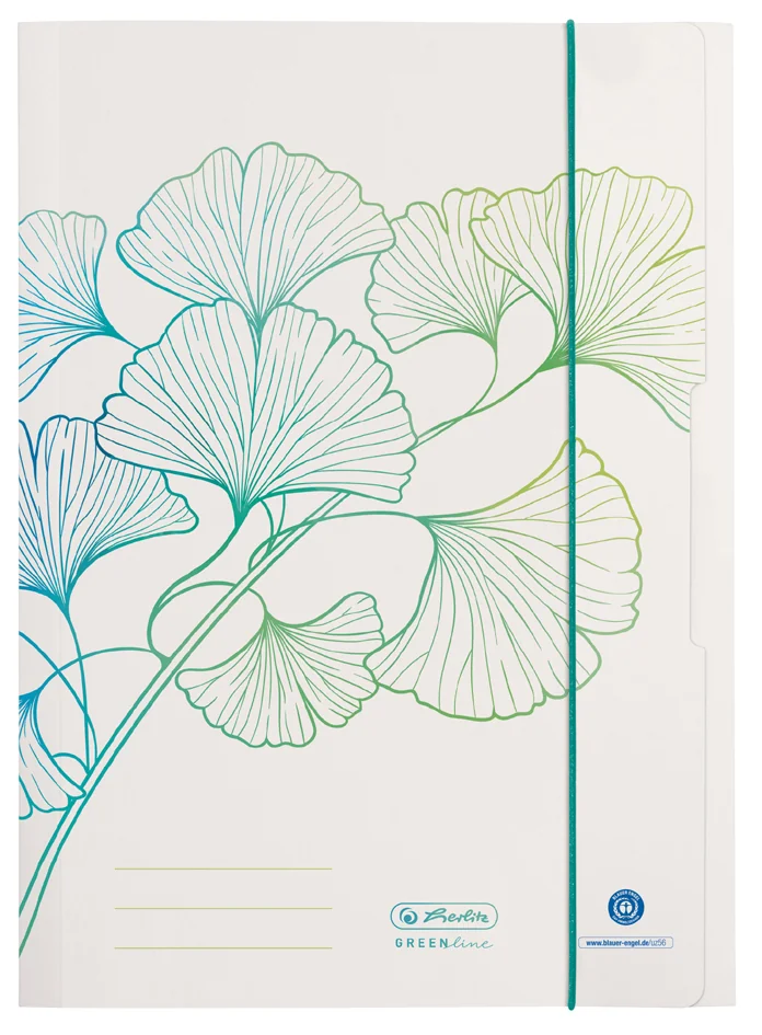herlitz Chemise à rabats GREENline Ginkgo, A4 - OEM 300006056