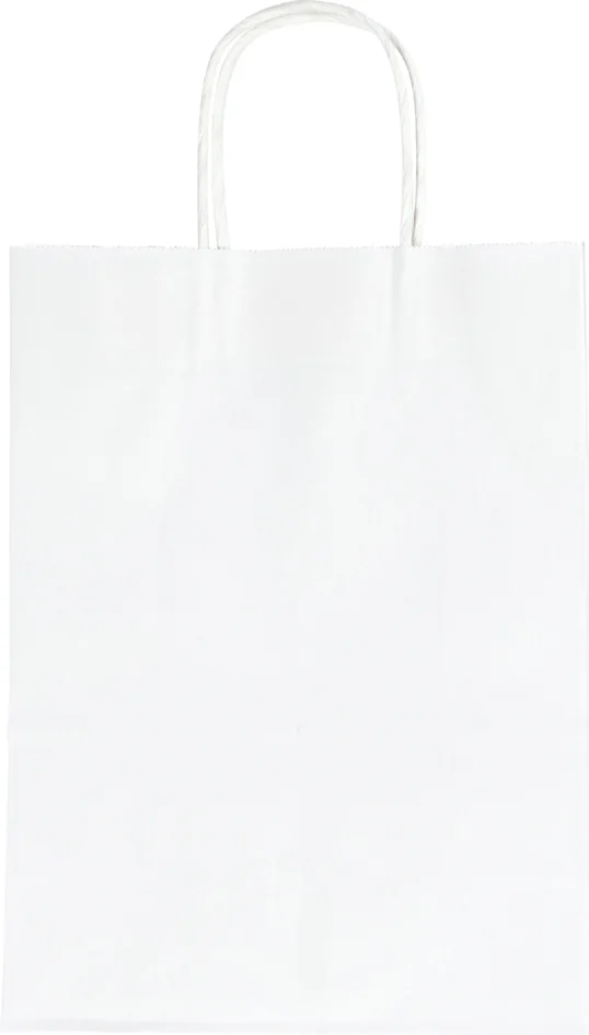 folia Sac en papier, 240 x 120 x 310 mm, blanc - OEM 22400
