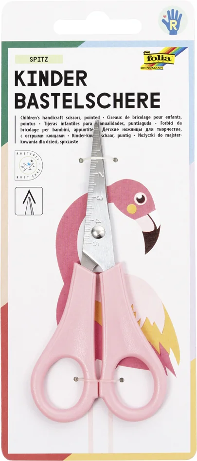 folia Ciseaux de bricolage pour enfants, pointu, L: 135 mm - OEM 782