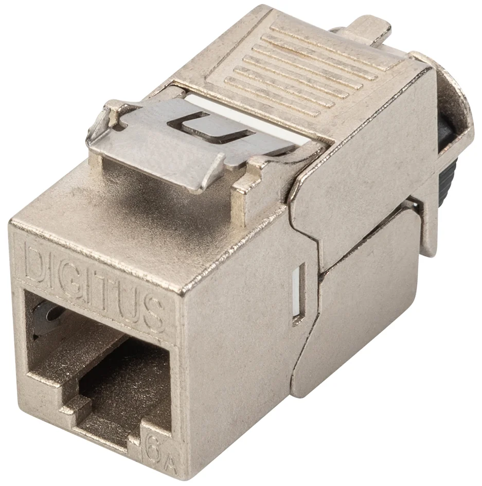 DIGITUS Module Keystone Cat 6A, blindé, nickelé - OEM DN-93619-24