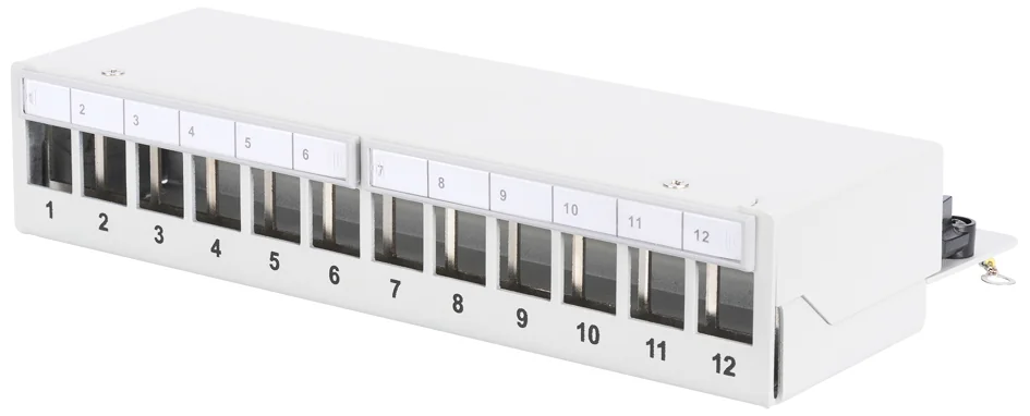 DIGITUS Panneau de brassage modulaire Desktop, 12 ports - OEM DN-93706