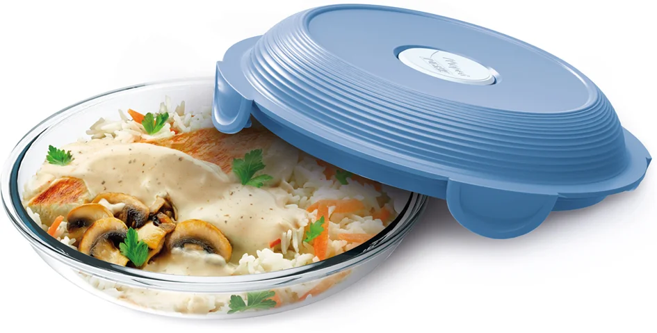 Maped PICNIK Assiette à déjeuner CONCEPT, en verre, gris - OEM 870605