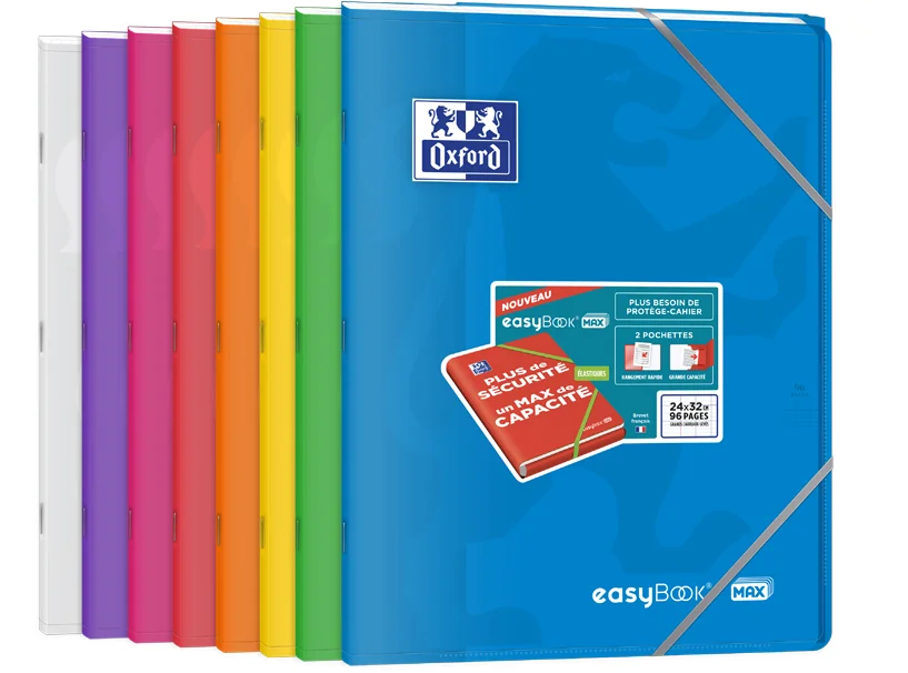 Oxford Cahier piqûre EasyBOOK MAX, 240 x 320 mm, assorti - OEM 400145243