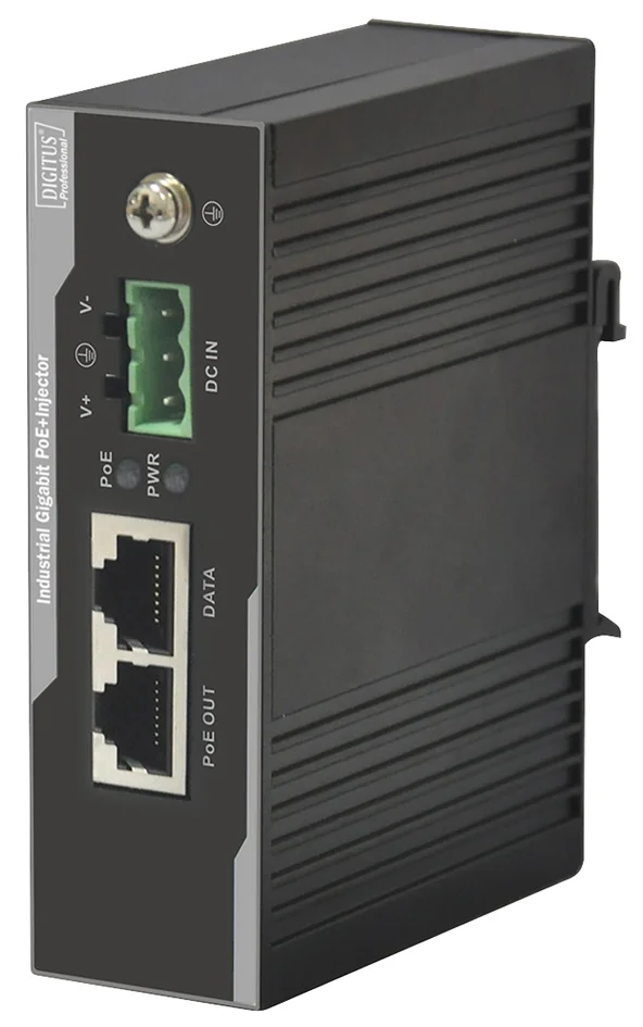 DIGITUS Injecteur industriel Gigabit PoE+ 802.3 af/at - OEM DN-651112