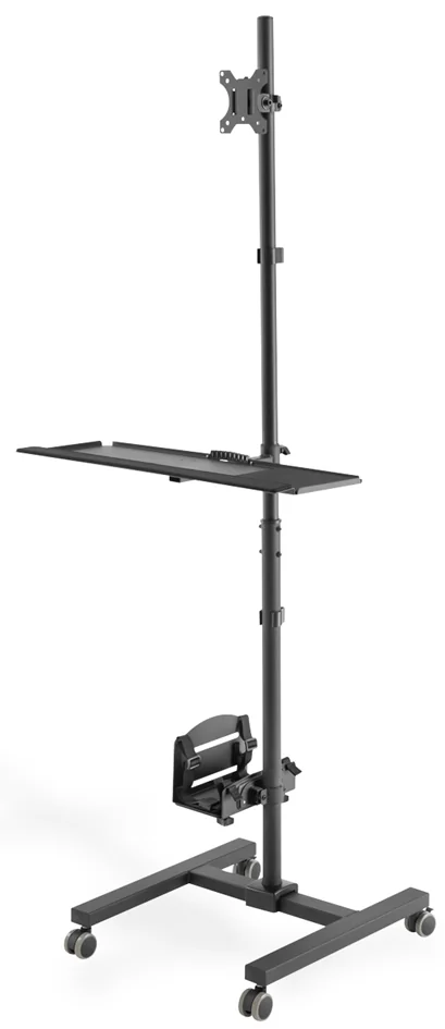 DIGITUS Poste de travail mobile, noir - OEM DA-90374