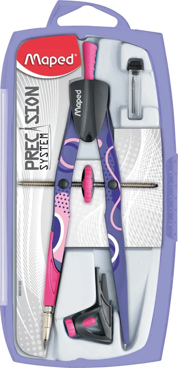 Maped Coffret compas PRECISION SYSTEM FANCY, 3 pièces - OEM 291013