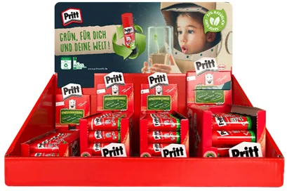 Pritt Bâton de colle, présentoir de 97 + pastilles SOMAT - OEM CA JUB1
