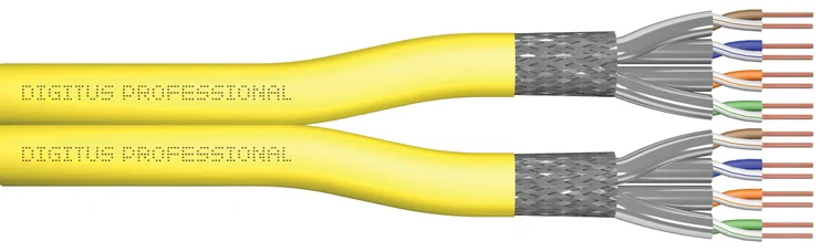 DIGITUS Câble d'installation, Cat. 7A, 500 m, duplex, Dca - OEM DK-1743-A-VH-D5