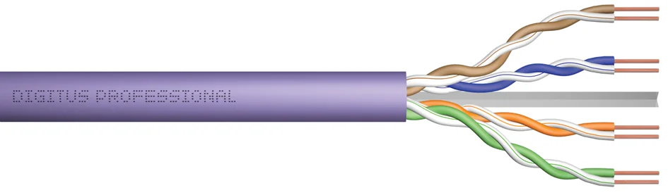DIGITUS Câble d'installation Cat.6, U/UTP, simplex, 305 m - OEM DK-1614-VH-305