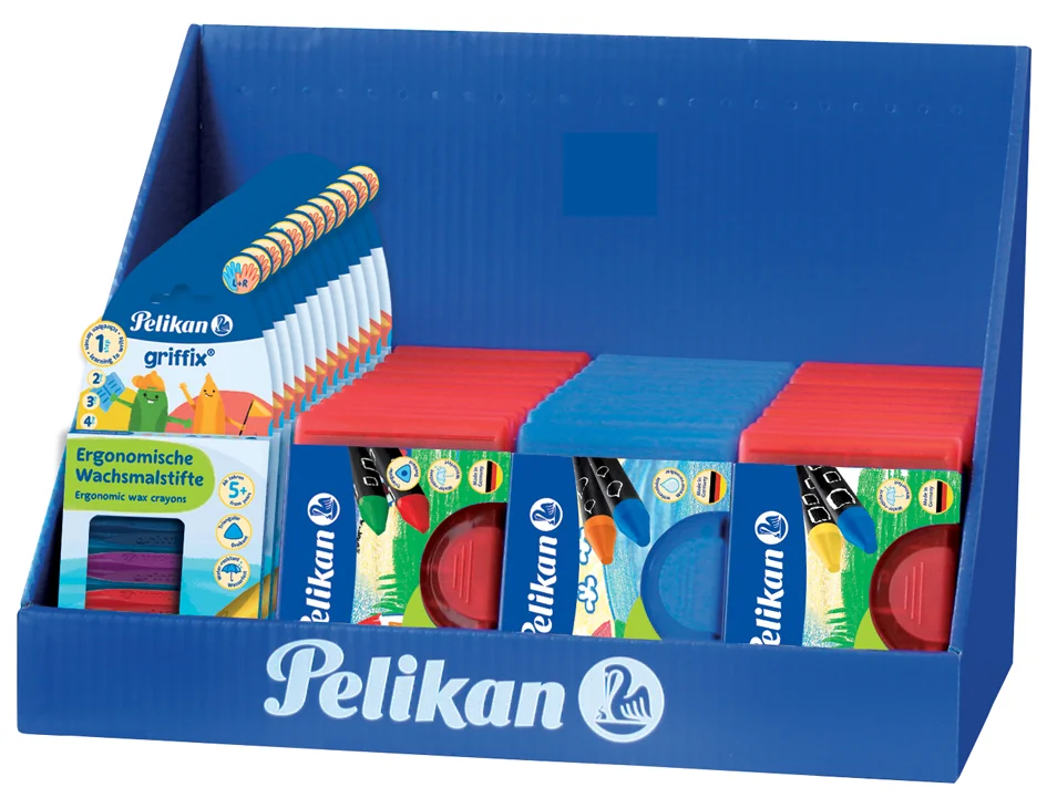 Pelikan Présentoir scolaire 802 : Crayons de cire - OEM 300007850