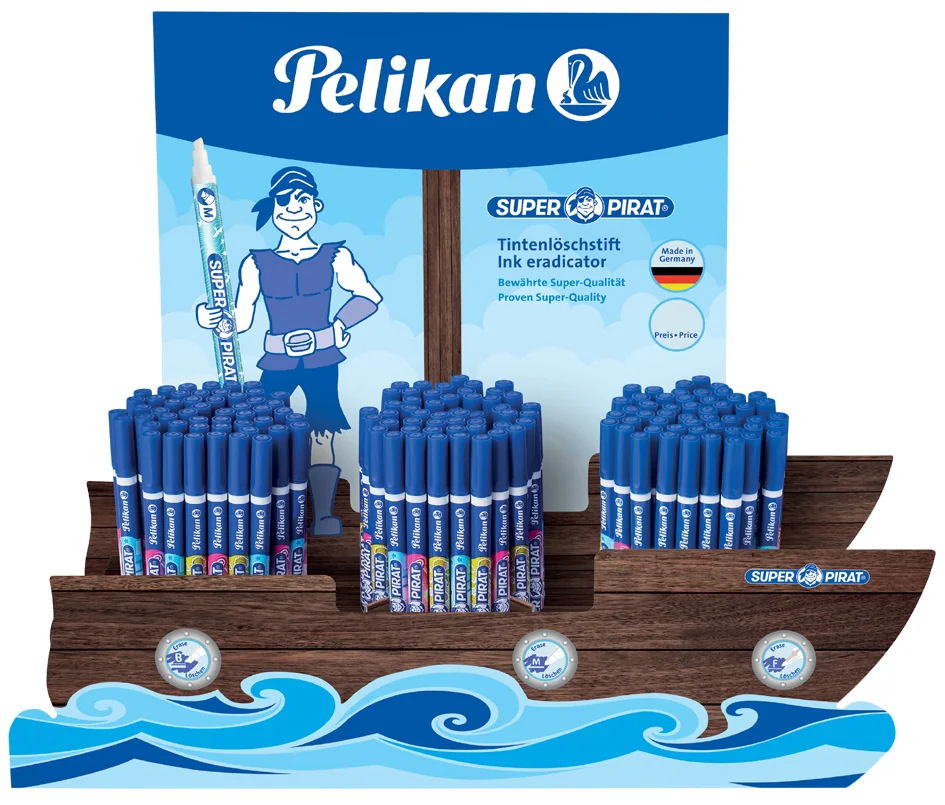 Pelikan Présentoir Effaceurs d'encre dans bateau de pirates - OEM 300007855
