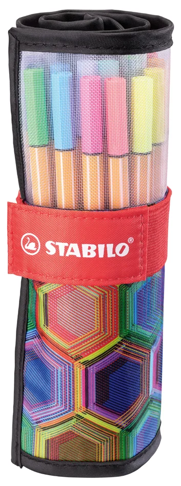 STABILO Feutre point 88, rollerset de 25 décor ARTY - OEM 8825-071-20