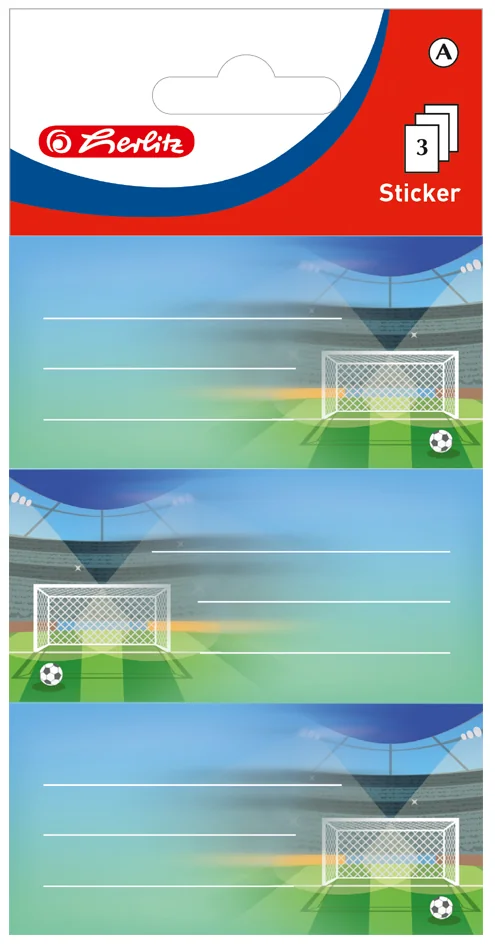 herlitz Étiquettes pour livres Football, 76 x 35 mm - OEM 300006082
