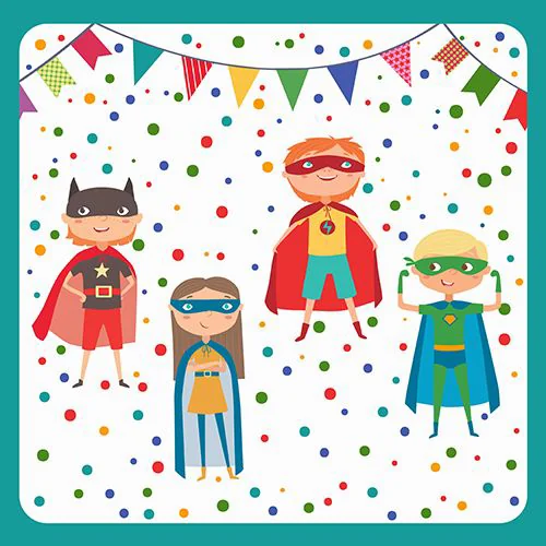 PAPSTAR Serviette à motif 'Super Héros', 330 x 330 mm - OEM 87730