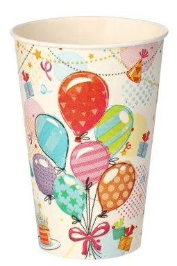 PAPSTAR Gobelet en carton 'Fête', 0,2 l - OEM 88493