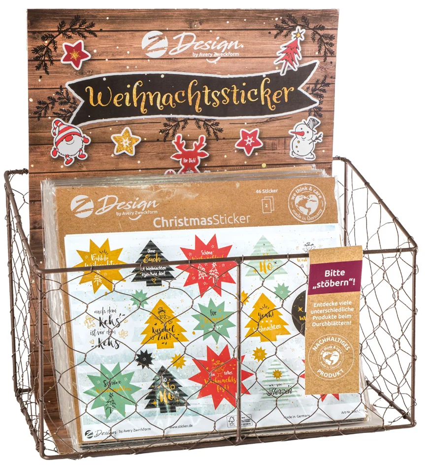 AVERY Zweckform ZDesign Sticker tendance assortiment Noël - OEM 54625