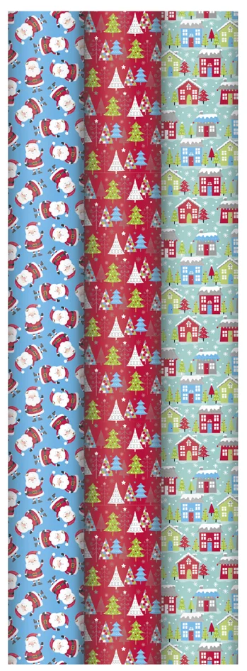 Clairefontaine Papier cadeau de Noël 'Enfant' - lot de 30 - OEM 211936C