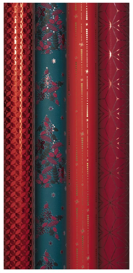 Clairefontaine Papier cadeau de Noël 'Velvet' - lot de 30 - OEM 212887C
