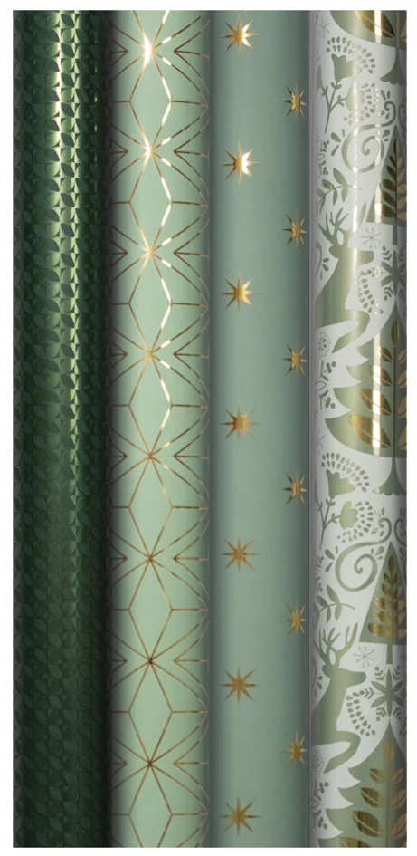 Clairefontaine Papier cadeau de Noël 'Dans les bois' - lot de 30 - OEM 212891C