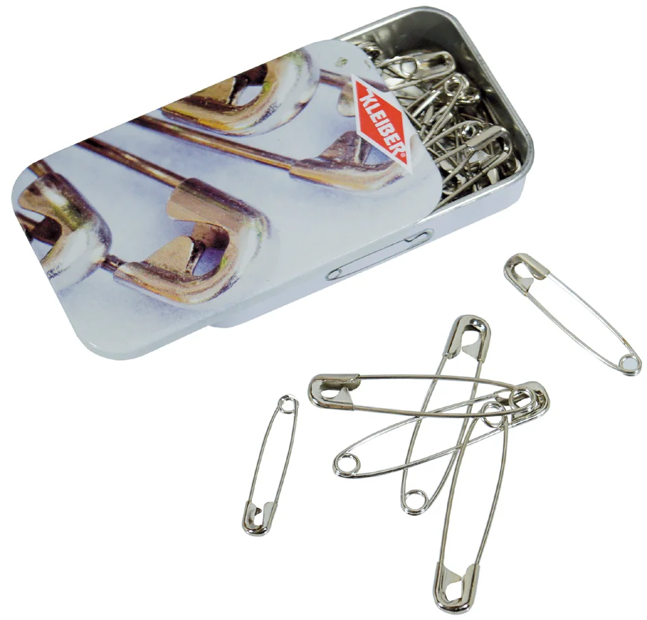 KLEIBER Epingles de sûreté, couleur: argent, boîte métal - OEM 71024
