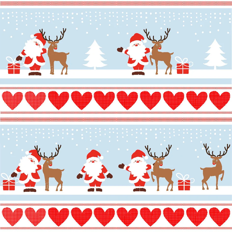 PAPSTAR Serviette à motif de Noël 'Lovely Santa' - OEM 37211