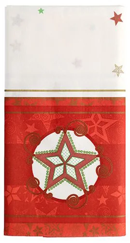 PAPSTAR Nappe pour Noël 'Heavenly Stars', blanc - OEM 88672