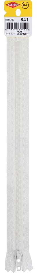 KLEIBER Fermeture zip, plastique, longueur: 300 mm, blanc - OEM 69851 – Image 6