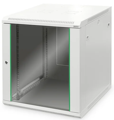 DIGITUS Boîtier mural 19' Dynamic Basic, 12 U, noir - OEM DN-19 12U-6/6-E