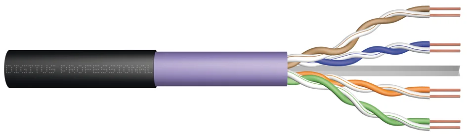 DIGITUS Câble d'installation, Cat.6, U/UTP, 500 m, simplex - OEM DK-1613-VH-5-OD