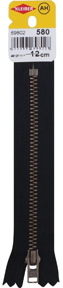 KLEIBER Fermeture à zip, métal, longueur: 80 mm, beige - OEM 69812
