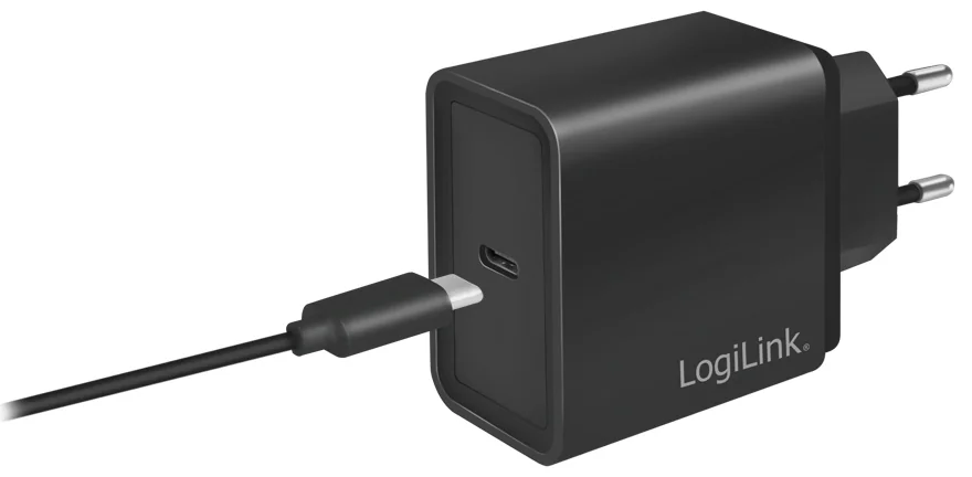 LogiLink Chargeur secteur USB, 1x USB-C PD, 18 watt, noir - OEM PA0258