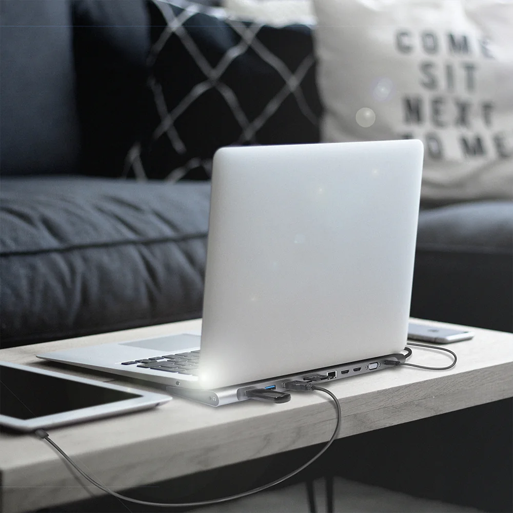 LogiLink Station d'accueil USB 3.2 (Gen 1), USB-C, 11 ports - OEM UA0373 – Image 3