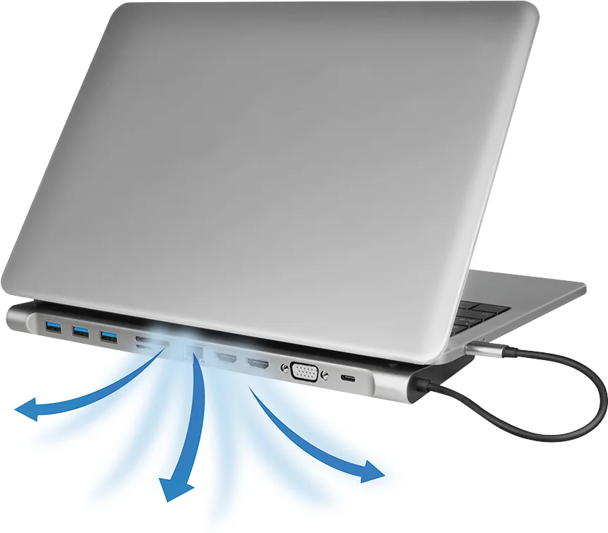 LogiLink Station d'accueil USB 3.2 (Gen 1), USB-C, 11 ports - OEM UA0373 – Image 5