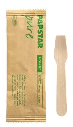 PAPSTAR Cuillère à glace en bois 'pure', longueur: 94 mm - OEM 88451