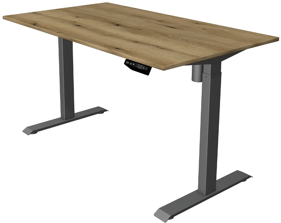 kerkmann Table de bureau assis-debout Move 1, graphite - OEM 10182812 – Image 6