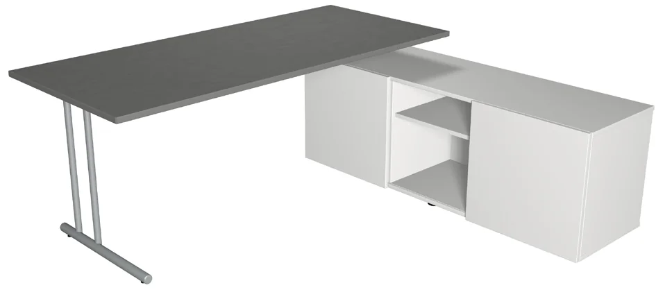 kerkmann Poste de travail complet Start Up, anthracite - OEM 11493413 – Image 3