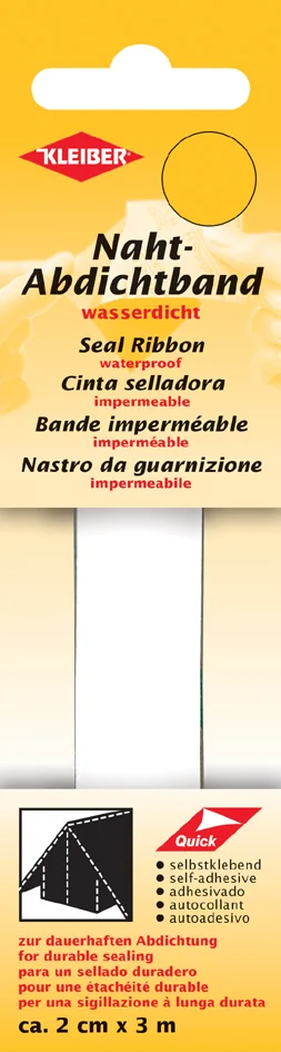 KLEIBER Bande imperméable, 20 mm x 3 m, noir - OEM 43227