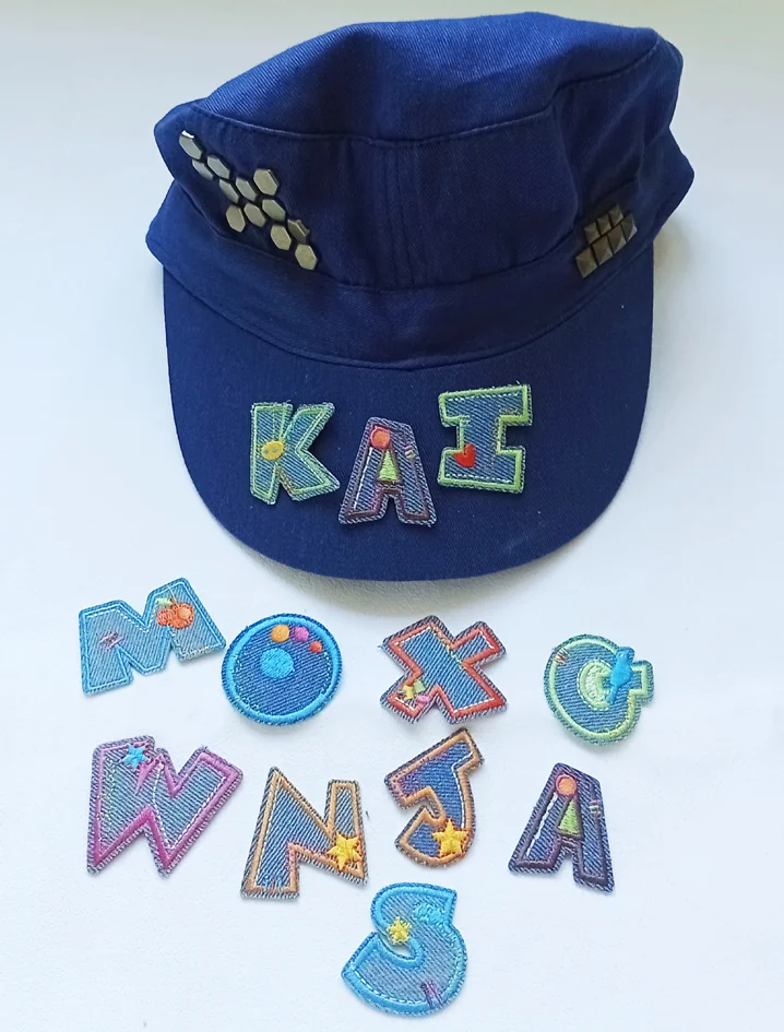 KLEIBER Applications 'Funny Box - Jeans Letters', 130 pièces - OEM LM-0009
