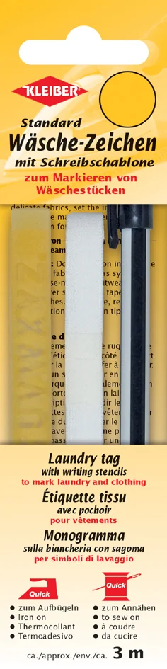 KLEIBER Kit d'étiquetage pour vêtements, standard - OEM 22002