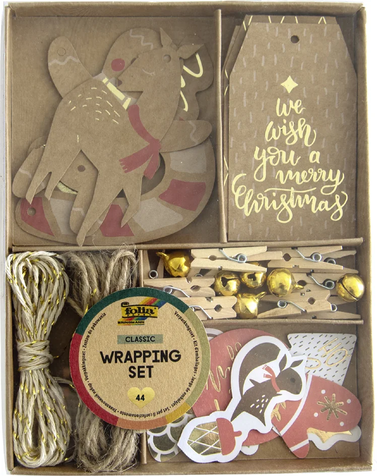 folia Kit d'emballage de Noël CLASSIC, 44 pièces - OEM 12120