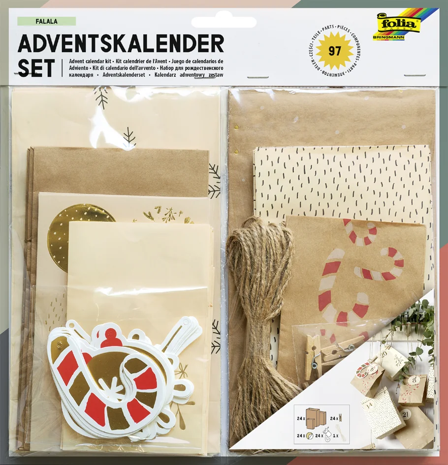 folia Kit pour calendrier de l'Avent FALALA, 97 pièces - OEM 9383