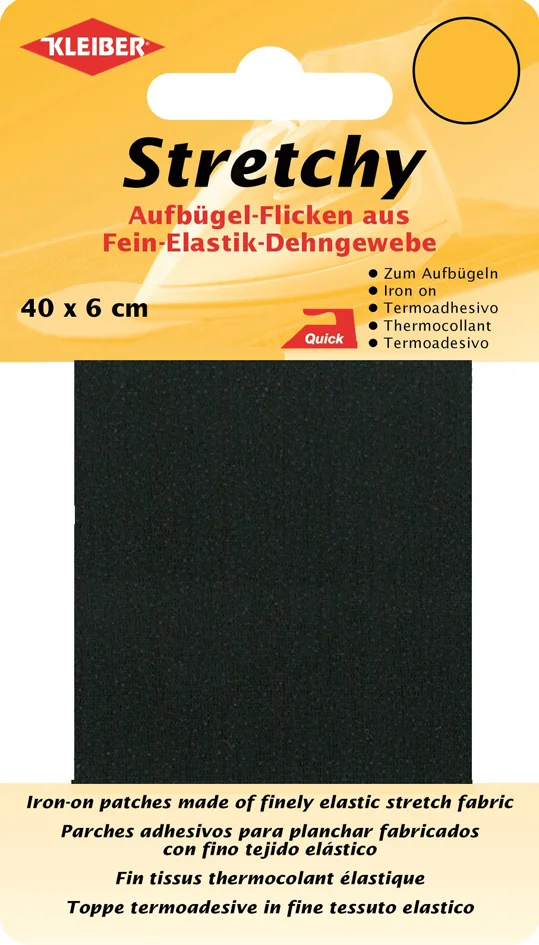 KLEIBER Patch thermocollant élastique, 400 x 60 mm, blanc - OEM 30003