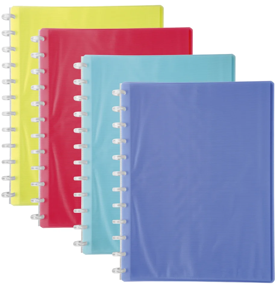 EXACOMPTA Recharge pochettes pour porte-vues Linicolor, A4 - lot de 5 - OEM 56270E
